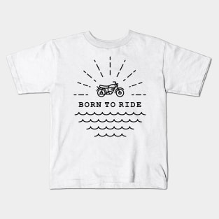 Born to Ride (Black) Kids T-Shirt